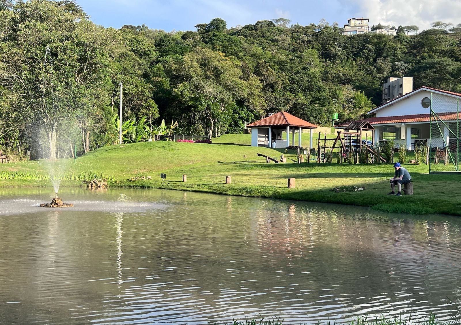 Vista aérea casa São Roque